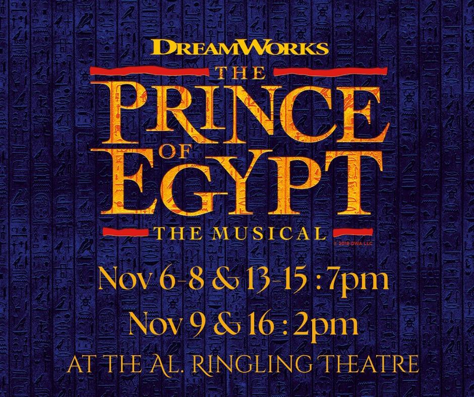 BTG presents...The Prince of Egypt at the historic Al. Ringling Theatre!