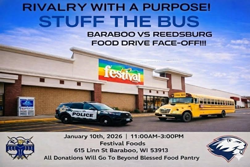 Stuff the bus Baraboo VS. Reedsburg