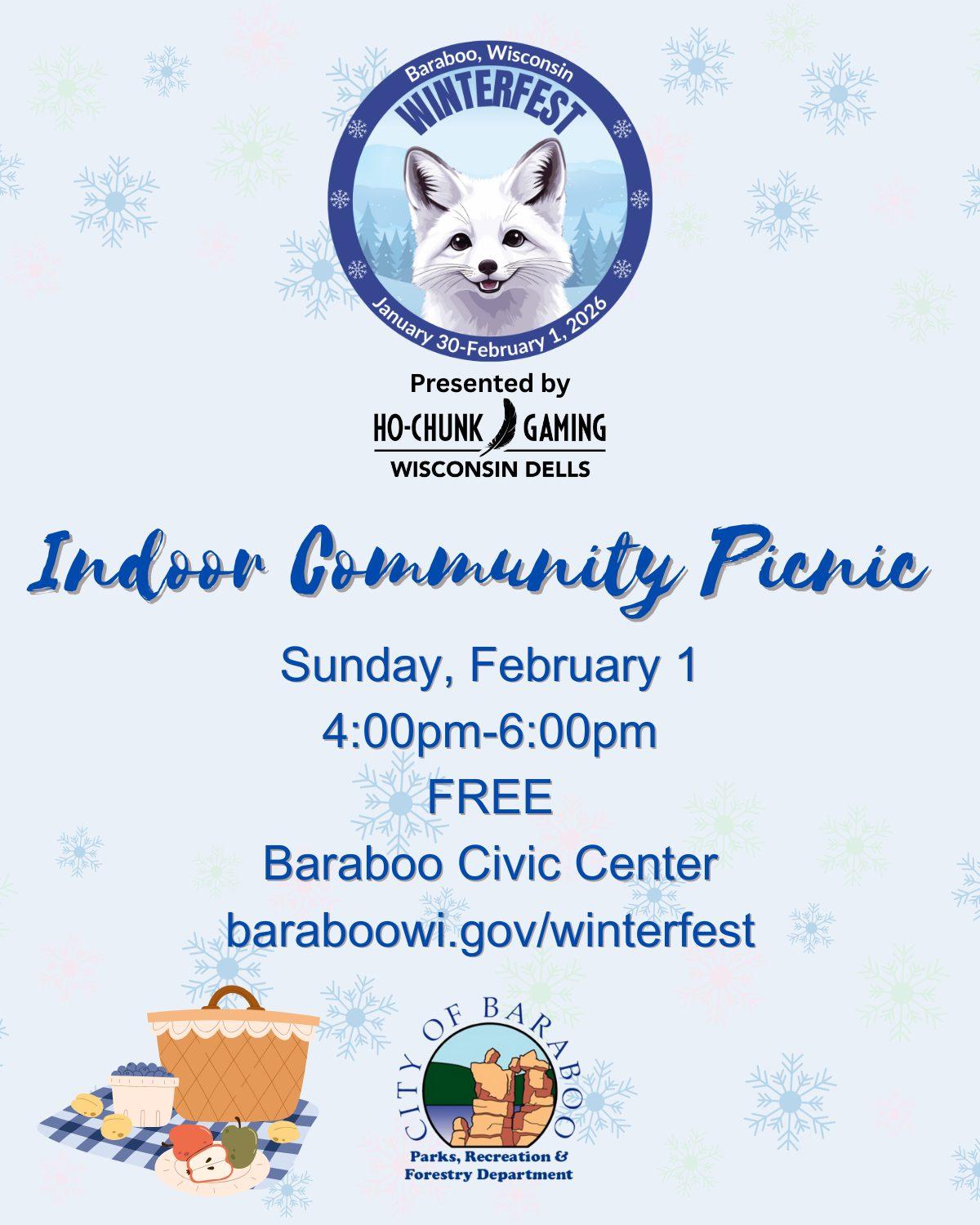 Winterfest Indoor Community Picnic
