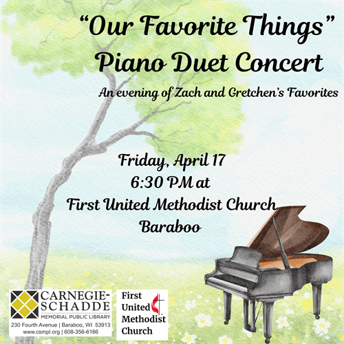 Our Favorite Things” Piano Duet Concert