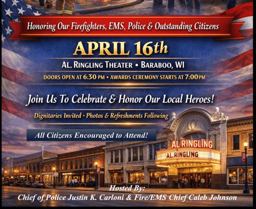 City of Baraboo Public Safety Awards