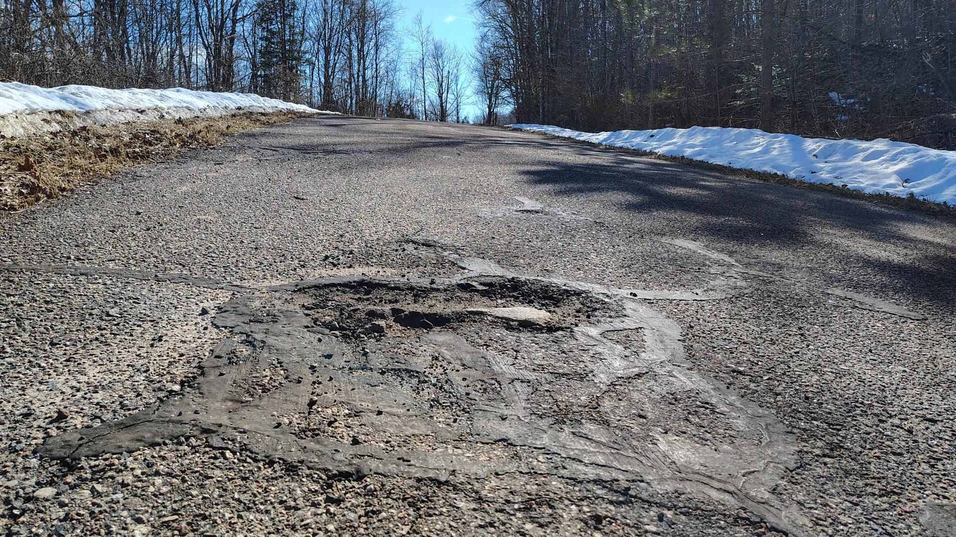 45 Degrees North: Potholes, Patches, and Rural Road Repairs
