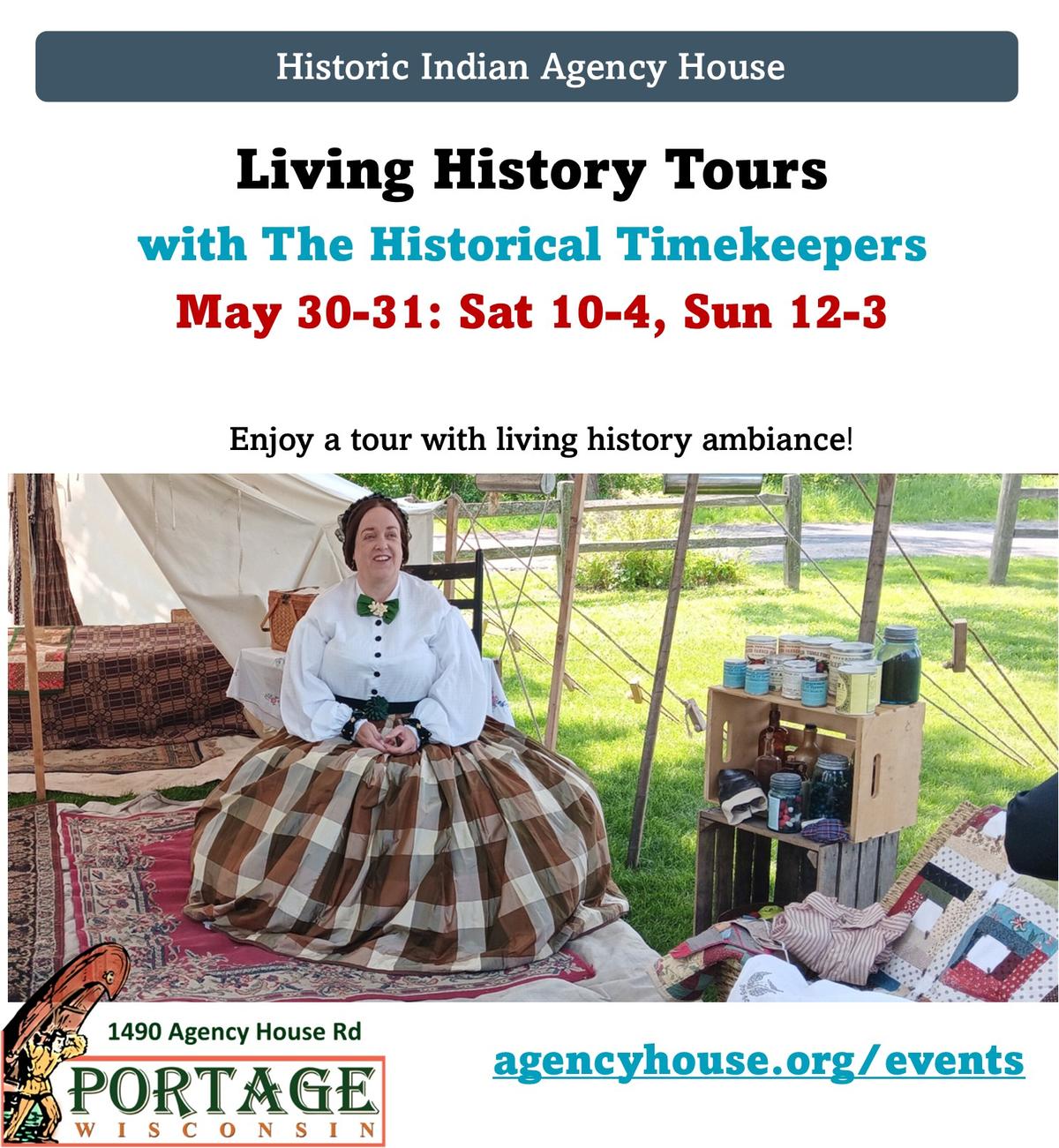 Historic Indian Agency House Living Tours