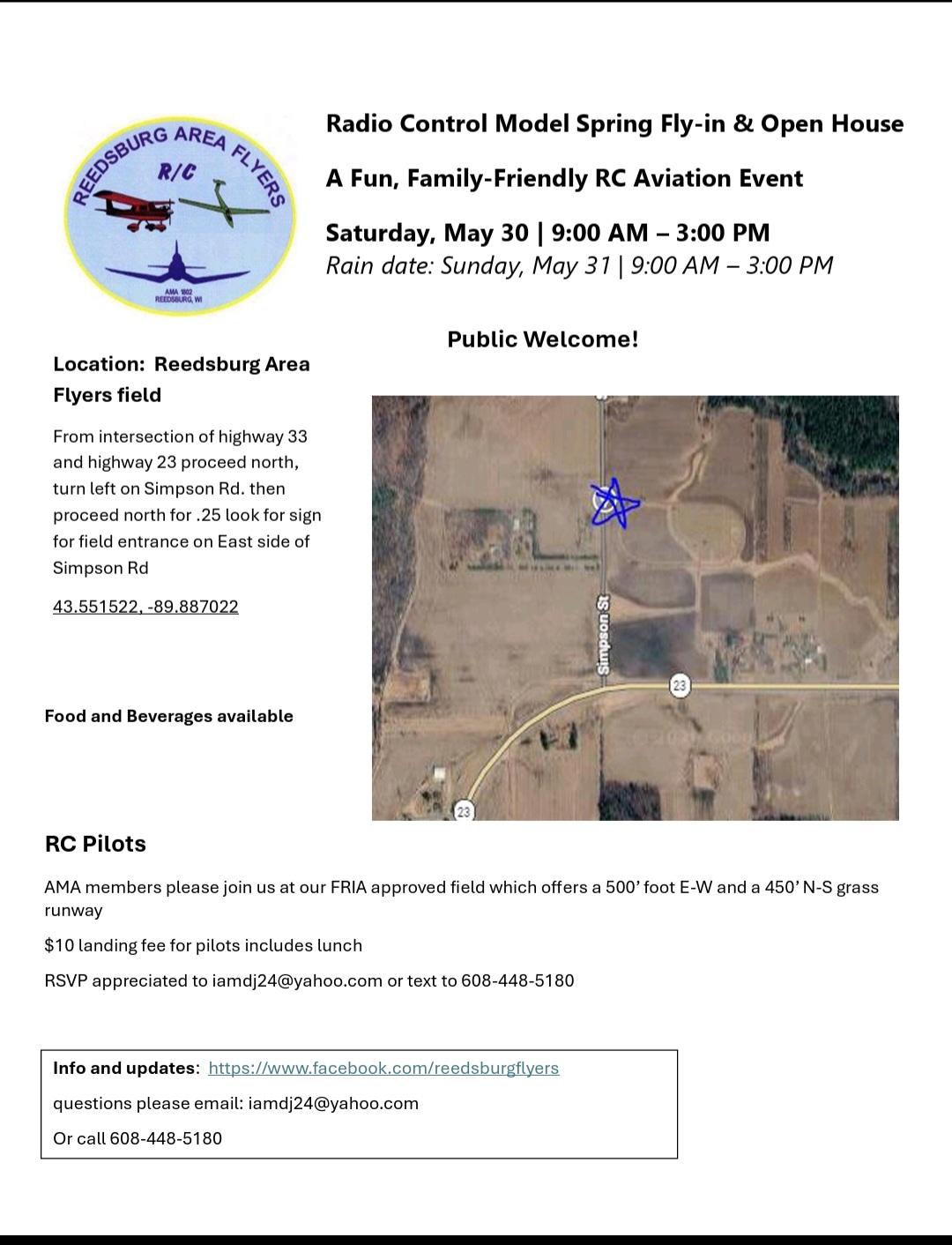 Radio Controlled Model Airplane public event