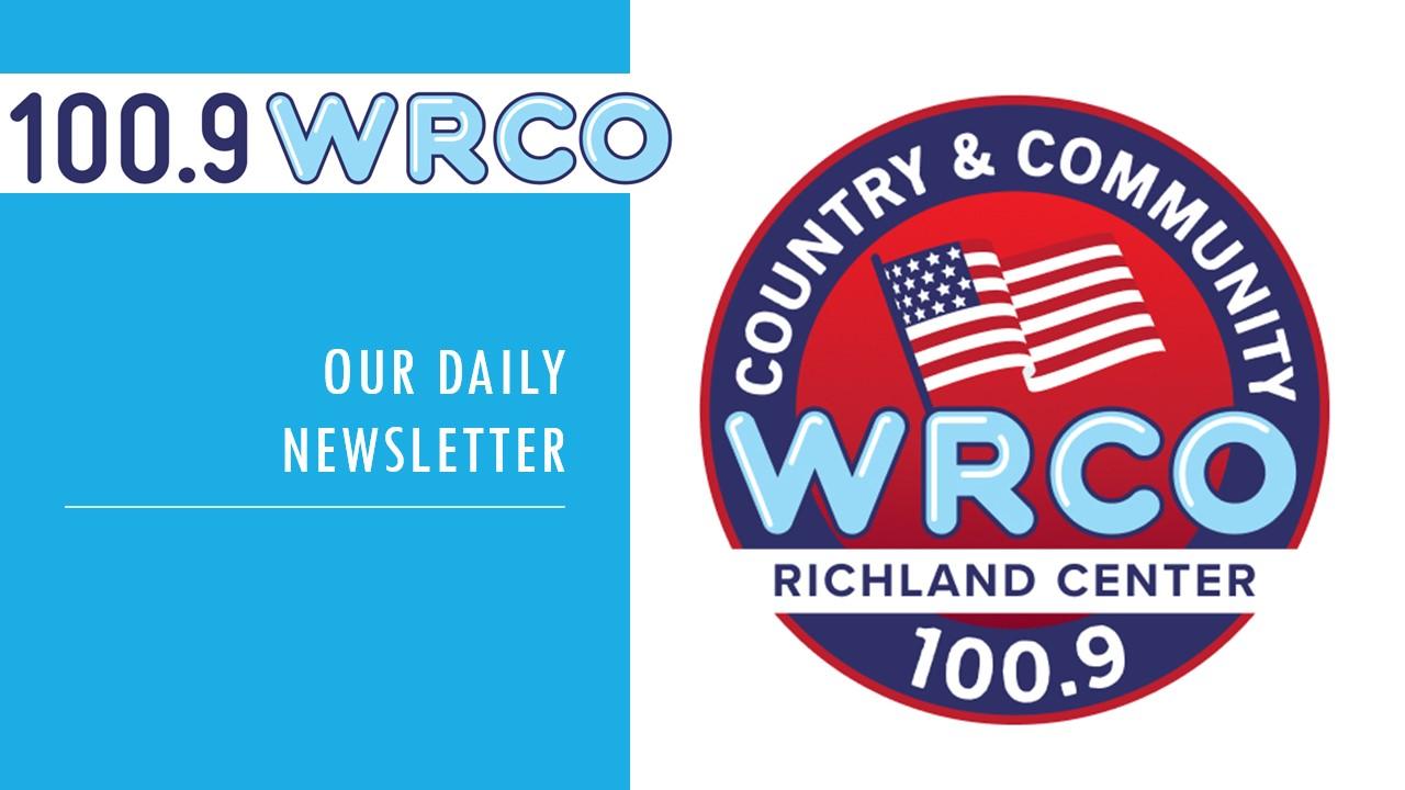 Friday WRCO Newsletter