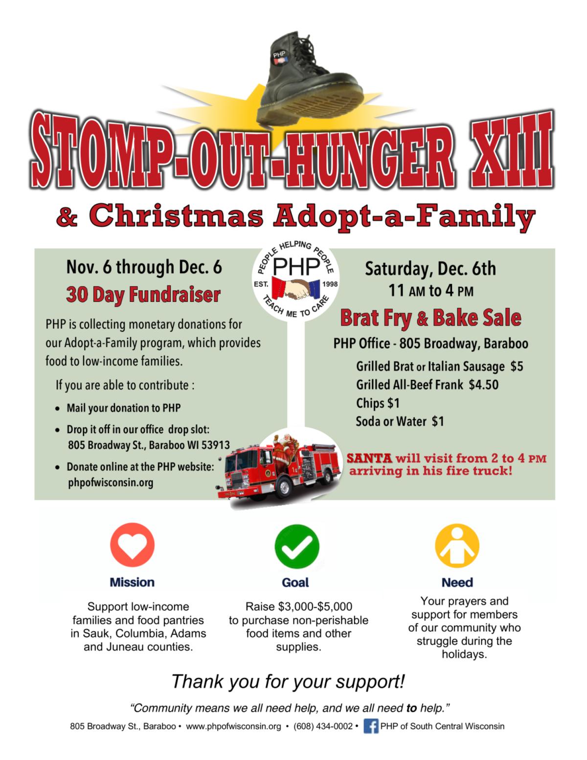 People Helping People Brat Fry and Bake Sale