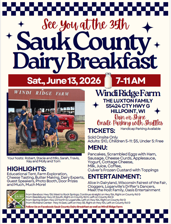 Sauk County Dairy Breakfast